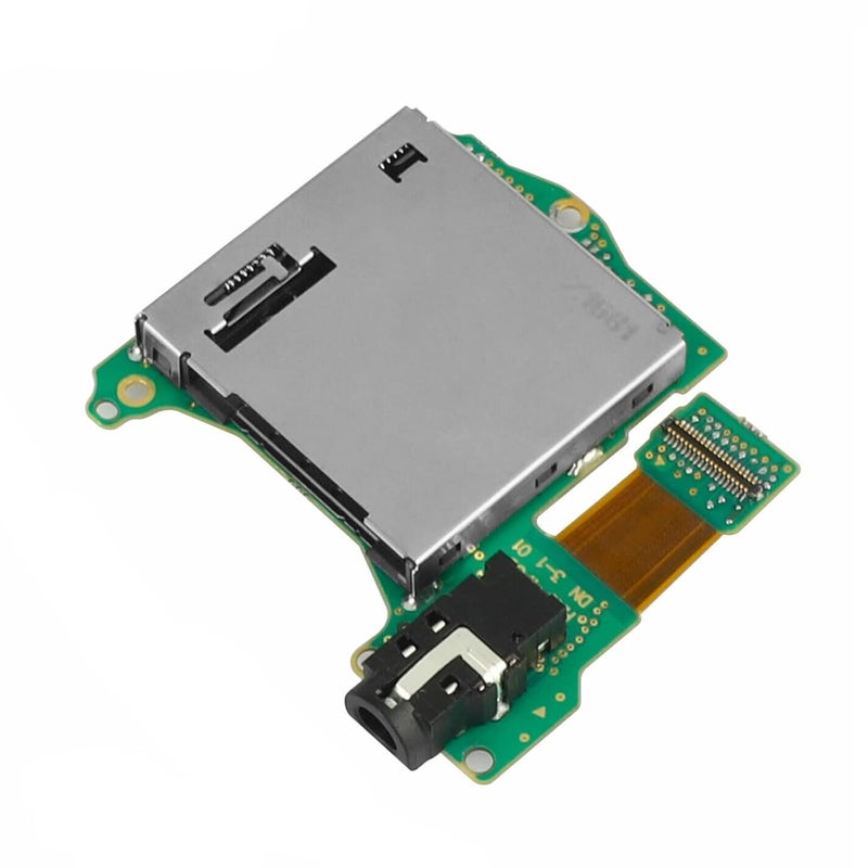 Veanic Compatible with Nintendo Switch, Replacement Game Card Cartridge Reader Slot with Headphones Jack Plug Port Repair Part for Switch with Tools - Image 5